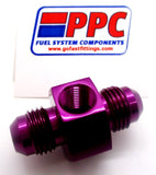 Accesorios de puerto de prueba de presión Aluminio anodizado