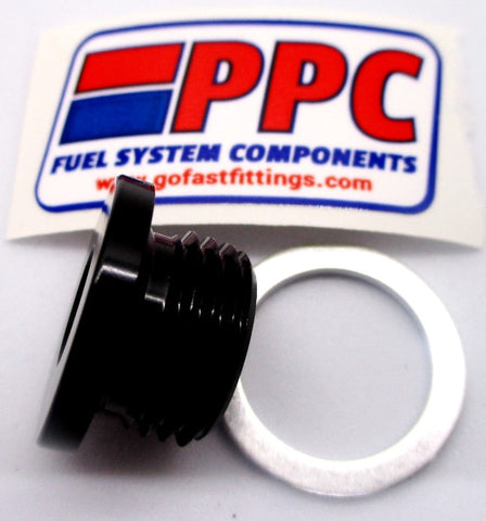 Metric Port plug with crush washer