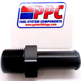 Male NPT to Hose Barb Straight Anodized Aluminum