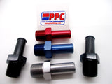 Male NPT to Hose Barb Straight Anodized Aluminum
