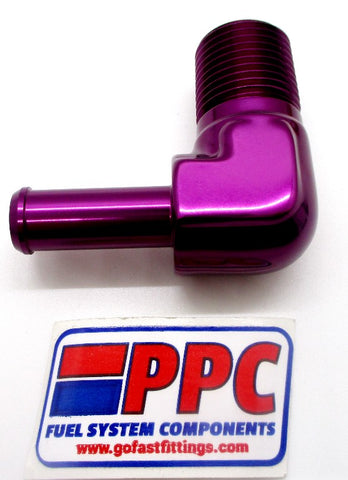 Conector de manguera a NPT 90 grados Deslizamiento y abrazadera Accesorios