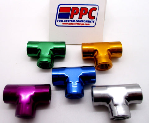FEMALE NPT PIPE TEE FITTINGS