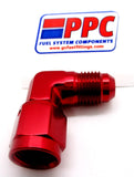 90 Degree Male/Female Swivel Adapter Fitting Aluminum