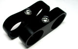 Matte Black Billet Aluminum Dual Hose Separators