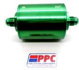 Compact Billet Aluminum Fuel Filter Stainless cleanable element