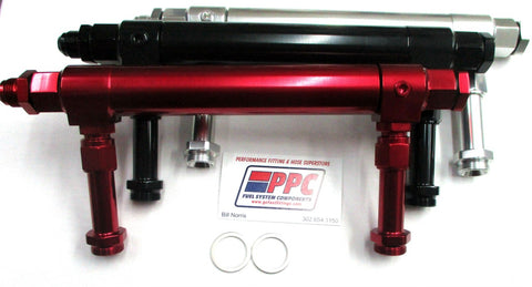 Telescopic Fuel Log for Edelbrock VRS, Holley 4150 and 4500 without Swivels