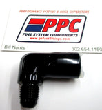 90 Degree AN Male Quick-Connect EFI Fittings
