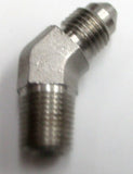Conexiones de freno y embrague - AN macho abocinado a invertido chapado y acero inoxidable