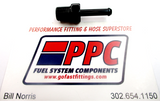 Male NPT to Hose Barb Straight Anodized Aluminum