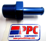 Male NPT to Hose Barb Straight Anodized Aluminum