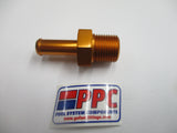 Male NPT to Hose Barb Straight Anodized Aluminum