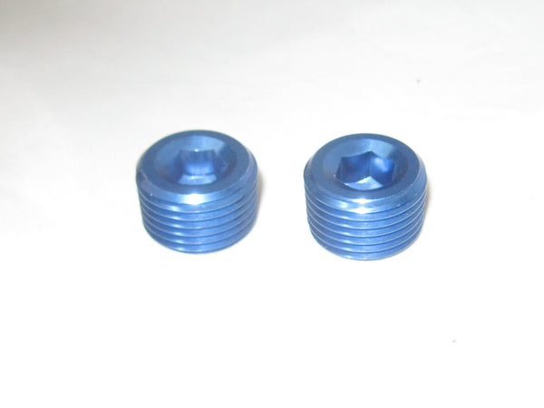 110409: Aluminum NPT Pipe Plug Set | Internal Hex | Aluminum