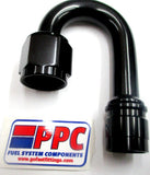 Extremos de manguera engarzados para uso con manguera de PTFE