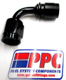 Extremos de manguera engarzados para uso con manguera de PTFE