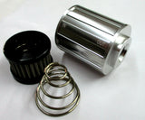 Compact Billet Aluminum Fuel Filter Stainless cleanable element