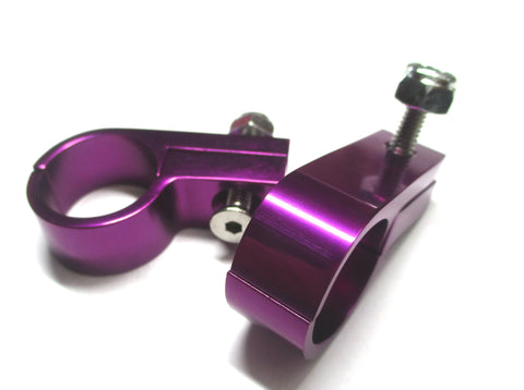 Purple Show Polished Billet Aluminum "P" Clamps