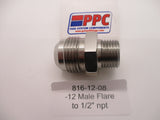 Stainless Steel Polished  Straight Adapter Fittings