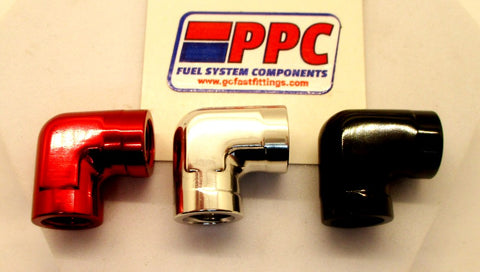 90 Degree Female NPT to Female NPT Anodized Aluminum (Copy)