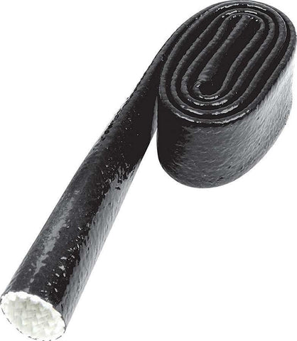 Black Silicone Insulation Heat Shield Sleeve 5 Ft length
