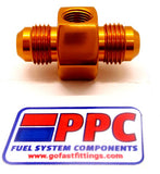 Pressure Test Port Fittings Anodized Aluminum