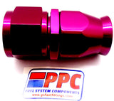 Purple Show Polished PTFE Swivel Hose Ends Aluminum
