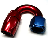 Blue and Red  Re-Usable Swivel Hose Ends