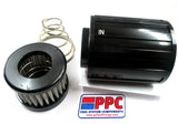 Compact Billet Aluminum Fuel Filter Stainless cleanable element